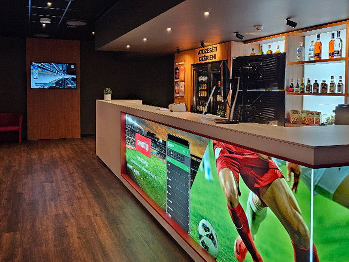 sporta bārs – spēļu zāle Rīgas ielā 57a