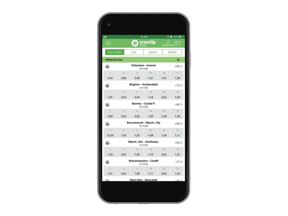 SynotTip Sport application