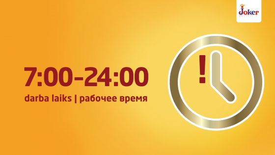 Sporta bāru–spēļu zāļu darba laiks katru dienu no 7:00–24:00