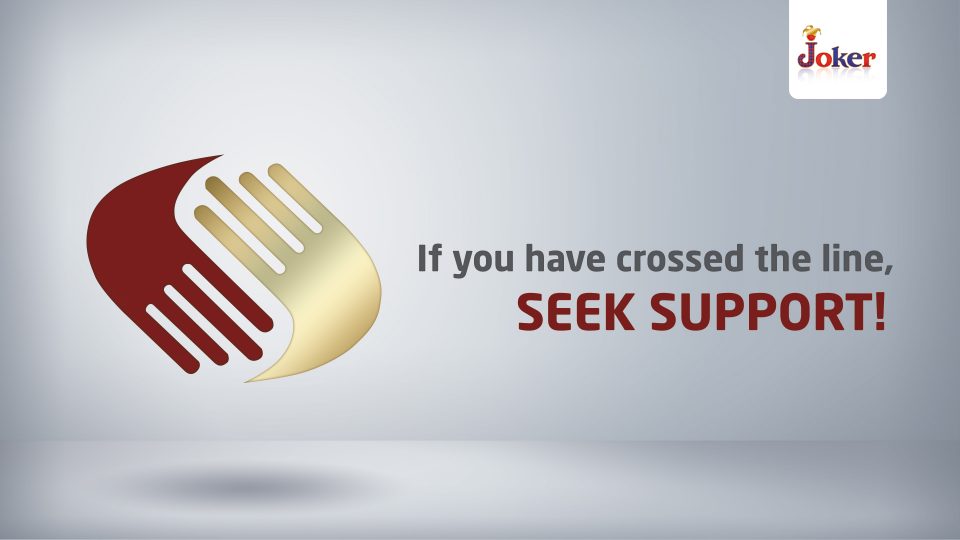 If you have crossed the line, seek support!