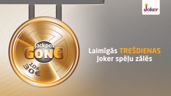 Jackpot GONG laimīgās trešdienas.