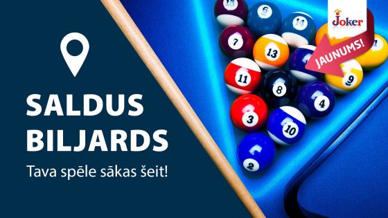 A new billiards zone has opened in Saldus, Lielā iela 16!
