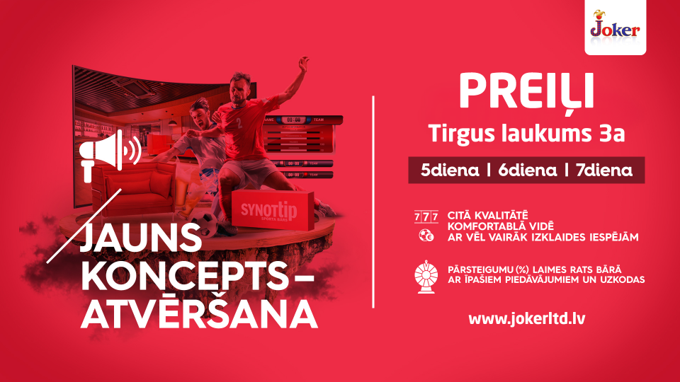 Jauns speļu zāles-bāra koncepts Preiļos – vairāk pārsteigumu, vairāk emociju!