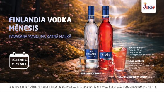 Marts – Finlandia Vodka mēnesis