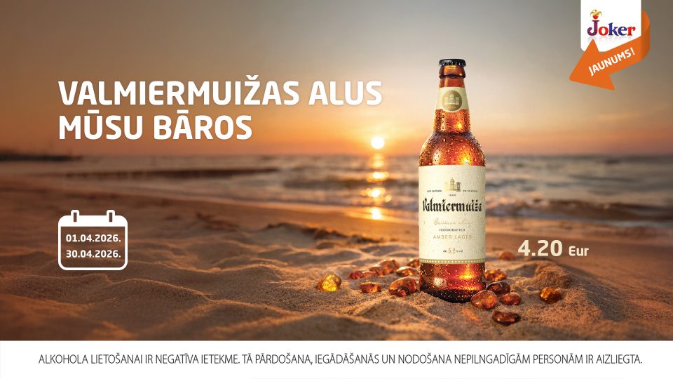Saulrieta cienīgs jaunums – Valmiermuižas alus!