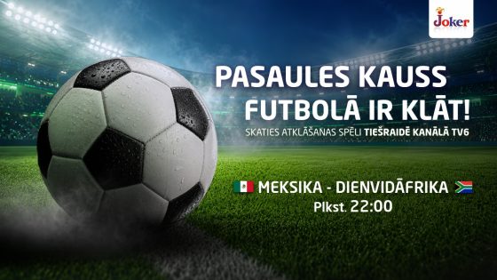Futbola vasara kopā ar Joker un Synottip: 3 × 10 € bezriska likmes un īpašs piedāvājums sporta bārā