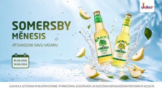 Jūnijā vienā solī kopā ar Somersby!